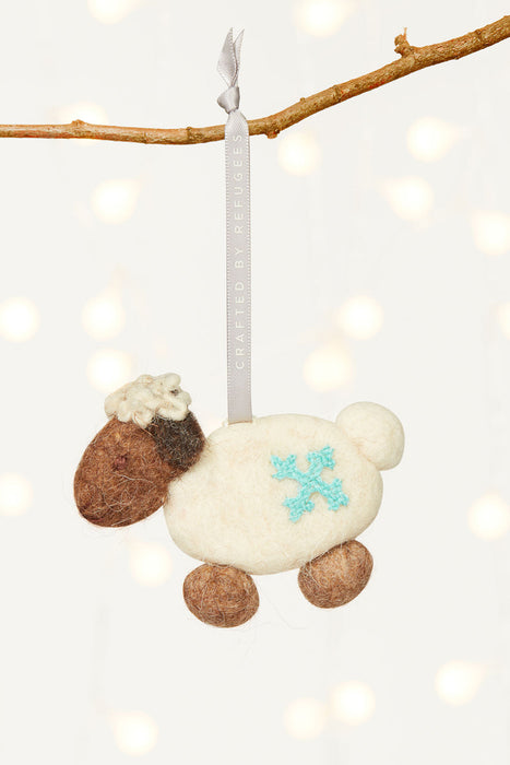 MADE51 Dreaming Sheep Ornament, Crafted by Armenian Refugees from Syria - Culture Kraze Marketplace.com