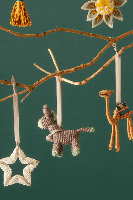MADE51 Noble Donkey Ornament, Crafted by East African Refugees in Egypt - Culture Kraze Marketplace.com