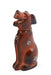 Maroon Soapstone Happy Dog Sculpture - Culture Kraze Marketplace.com