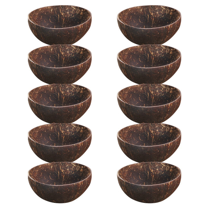 Natural Coconut Handmade Wooden Bowl and Spoons Sets - Culture Kraze Marketplace.com