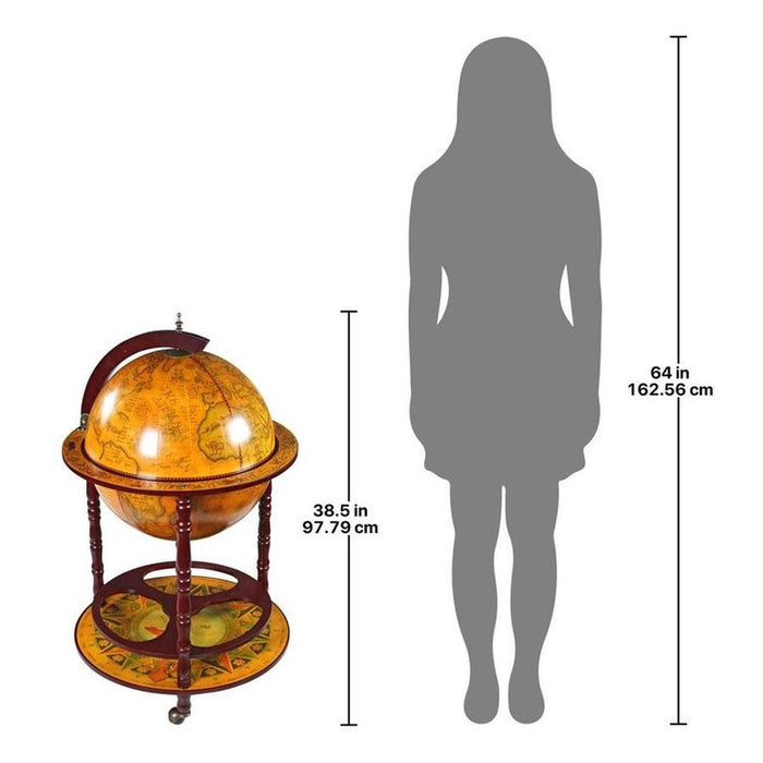 Sixteenth-Century Italian Replica Globe Bar - Culture Kraze Marketplace.com