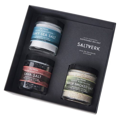 Pure Sea Salt, Lava & Birch Icelandic Salt Luxury Gift Box Set-0