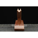 Single Layer Sword Stand Double Dragon Design Handmade Natural Wood Beech Paint - Culture Kraze Marketplace.com