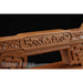Single Layer Sword Stand Double Dragon Design Handmade Natural Wood Beech Paint - Culture Kraze Marketplace.com