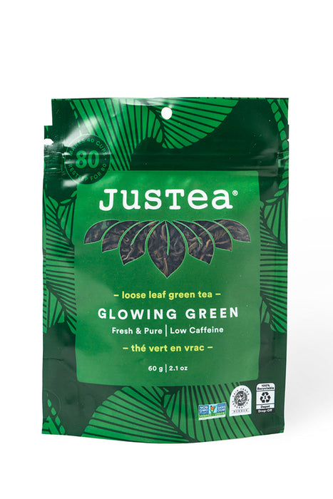 JusTea Glowing Green Loose Leaf Tea Pouch - Culture Kraze Marketplace.com