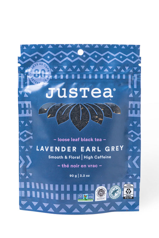 JusTea Kenya Lavender Earl Grey Loose Leaf Tea Pouch - Culture Kraze Marketplace.com