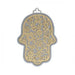 Small Wall Hamsa with Delicate Floral Overlay - Culture Kraze Marketplace.com