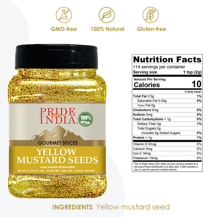 Gourmet Yellow Mustard Seed Whole-5