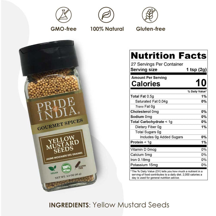 Gourmet Yellow Mustard Seed Whole-2