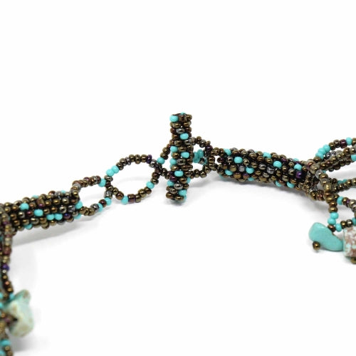 Chunky Stone Necklace - Turquoise - Culture Kraze Marketplace.com