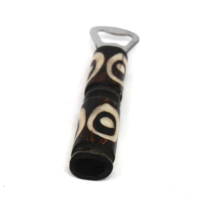 African Batik Bone Bottle Opener, Mixed Designs - Culture Kraze Marketplace.com