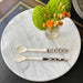 Long Batik Bone Appetizer Spoons, Set of 2 - Culture Kraze Marketplace.com