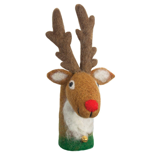 Reindeer Bottle Topper - Wild Woolies (H) - Culture Kraze Marketplace.com