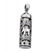 Mezuzah Necklace Pendant in Sterling Silver with Cut Out Chai - Culture Kraze Marketplace.com