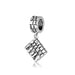 Sterling Silver Bracelet Charm - Engraved Praying at the Western Wall - Culture Kraze Marketplace.com