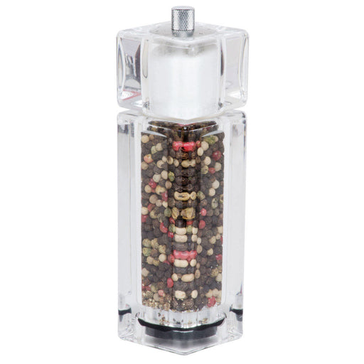 Acrylic Fresh Salt & Pepper 2-in-1 Combo Mill, 6.5 inches-1