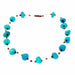 Floating Stone & Maasai Bead Necklace, Turquoise - Culture Kraze Marketplace.com