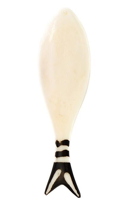 Set of Four Hand Carved Bone Fish Spoons - Culture Kraze Marketplace.com