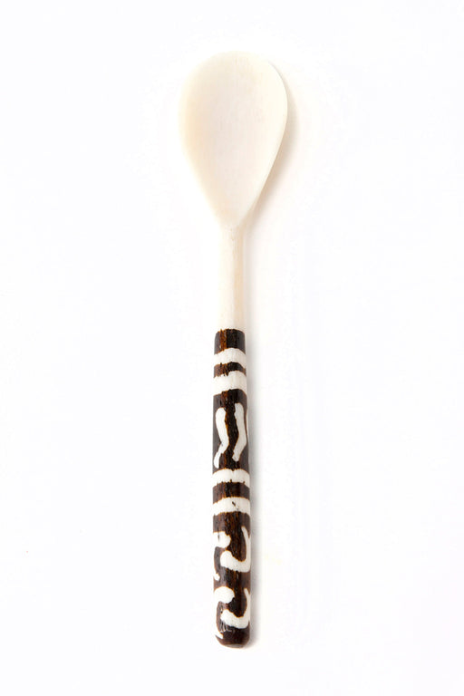 Hand Carved Cow Bone Tea Spoon - Culture Kraze Marketplace.com