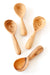 Set of 4 Wild Olive Wood Teardrop Spice Spoons - Culture Kraze Marketplace.com