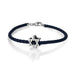 Leather Bracelet with Silver Star of David Charm - Culture Kraze Marketplace.com