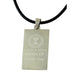 Stainless Steel Mossad necklace on Rubber Cord - Culture Kraze Marketplace.com