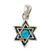 Opal and Silver Star of David Pendant - Culture Kraze Marketplace.com