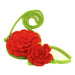 Red Rose Felt Shoulder Purse - Culture Kraze Marketplace.com