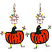 Dancing Girl Pumpkin Earrings - Culture Kraze Marketplace.com