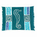 Handpainted Blue Seahorse Batiked Placemat - Tonga Textiles - Culture Kraze Marketplace.com