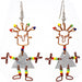 Tin Dancing Girl Earrings - Creative Alternatives - Culture Kraze Marketplace.com