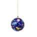 Handpainted Ornament Birds and Flowers, Blue - Pack of 3 - Culture Kraze Marketplace.com