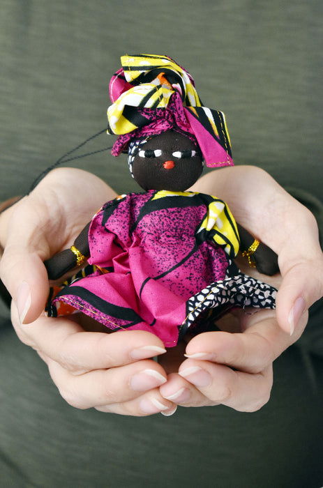 Burkina Baby Doll in Assorted Fabrics - Culture Kraze Marketplace.com