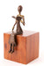 Burkina Bronze Noble by Nature Reading Lady Sculpture - Culture Kraze Marketplace.com