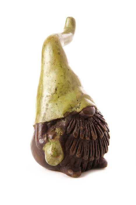 Nonsensical Gnome with Green Hat Sculpture - Culture Kraze Marketplace.com