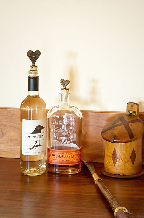 South African Lovely Heart Wine Bottle Stopper - Culture Kraze Marketplace.com