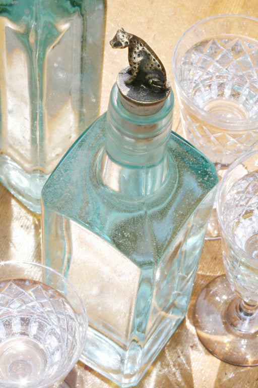 South African Brass Cheetah Wine Bottle Stopper - Culture Kraze Marketplace.com