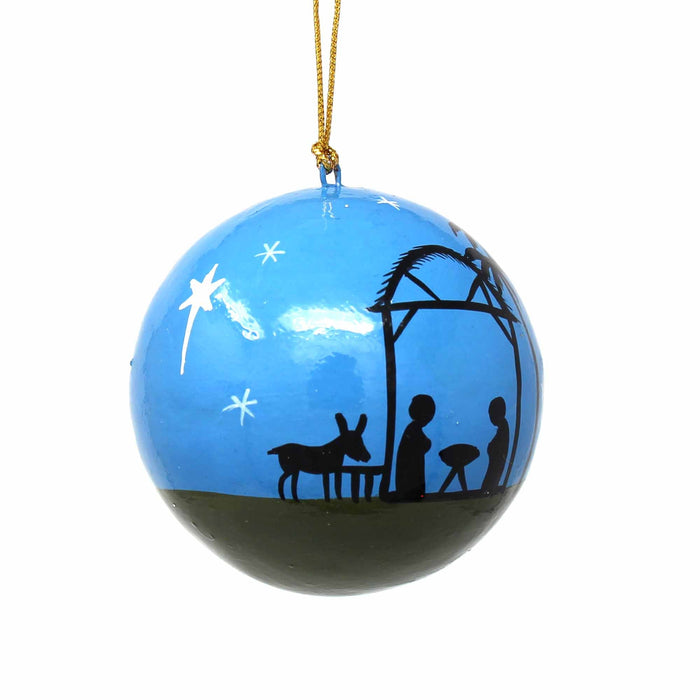Handpainted Christmas Nativity Ornaments - Pack of 3 - Culture Kraze Marketplace.com