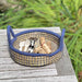 Nested Baskets in Natural with Blue Accents, Set of 3 - Culture Kraze Marketplace.com