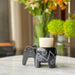Elephant Soapstone Tea Light Holder - Black Finish with Etch Design - Culture Kraze Marketplace.com