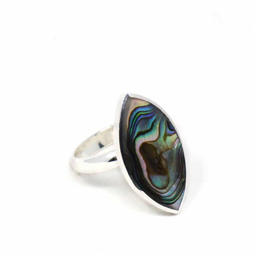 Ring, Abalone and Silver Ellipse - Culture Kraze Marketplace.com