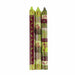 Hand Painted Candles in Kileo Design (three tapers) - Nobunto - Culture Kraze Marketplace.com