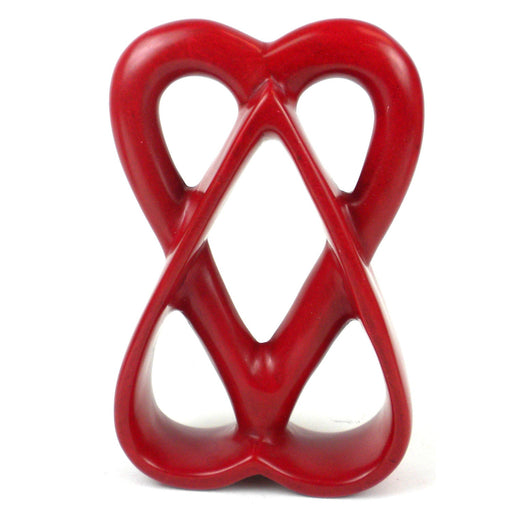 Double Heart 6 inch Red - Culture Kraze Marketplace.com