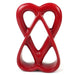 Double Heart 6 inch Red - Culture Kraze Marketplace.com