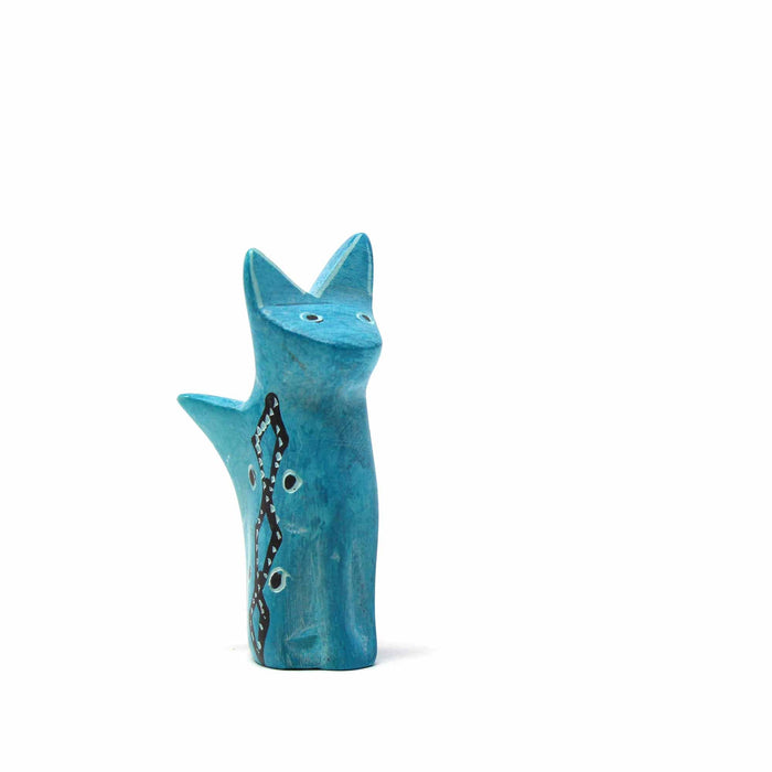Soapstone Tiny Sitting Cats - Assorted Pack of 5 Colors - Culture Kraze Marketplace.com