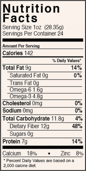 Whole Black Chia Seeds - Omega-3 & Calcium Superfood Jar-1