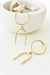 House of Cindimini Brass Rune Earrings - Culture Kraze Marketplace.com