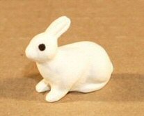 Ceramic Rabbit Figurine - 1.0" - Culture Kraze Marketplace.com