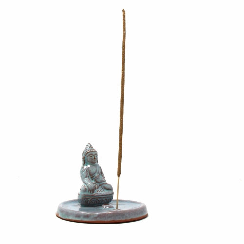Incense Burner Celadon Buddha - Tibet Collection - Culture Kraze Marketplace.com