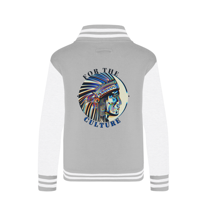 For The Culture Native American Coin Varsity Jacket - Culture Kraze Marketplace.com